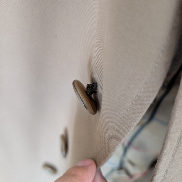 STUNNING Vintage 90s BURBERRY Luxury Designer Trench Long Men Coat - Picture 10 of 15